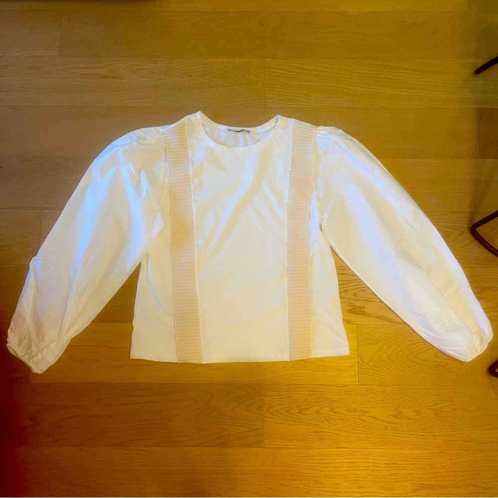 Zara long sleeved shirt with side detail